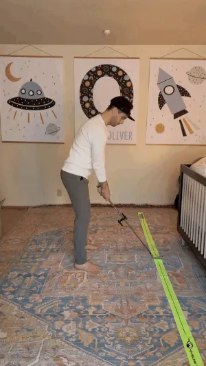 eyeline-golf-check-point-swing-laser-laser-de-plan-de-swing-avec-bande-de-trajec image 1