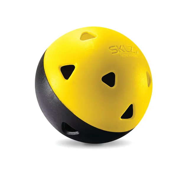 sklz-premium-impact-balls-balles-limitant-le-vol-pour-baseball-jaune-noir-entra- image 1