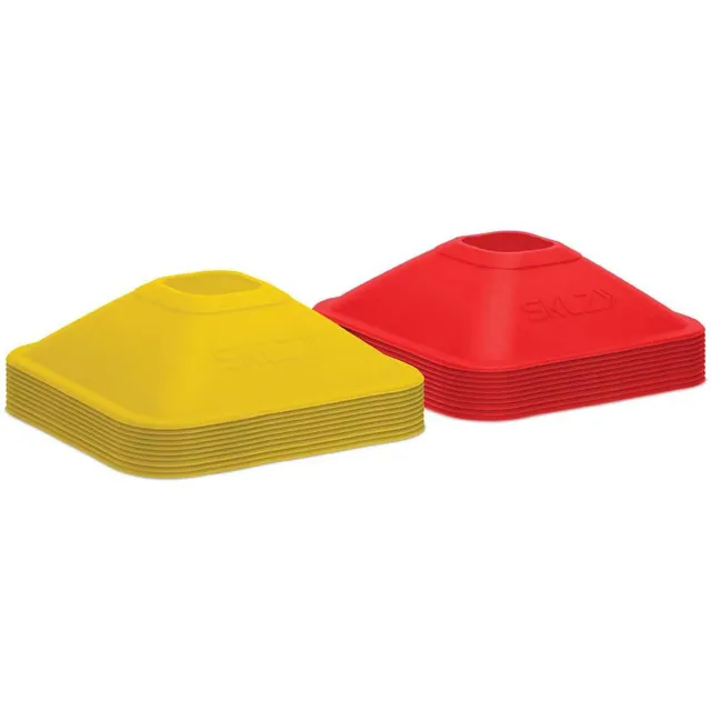 sklz-mini-cones-lot-de-20-c-nes-d-agilit-et-de-pliom-trie-5-1-cm-base-carr-e-ave image 1