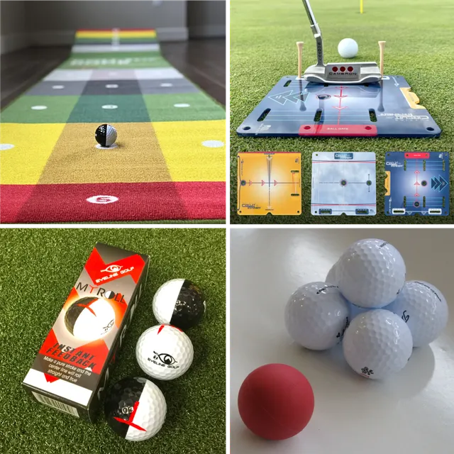 eyeline-golf-indoor-training-package-pack-int-rieur-roll-the-rock-putting-mat-ci image 1