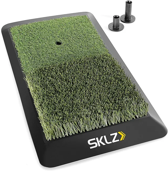 sklz-rick-smith-launch-pad-tapis-d-entra-nement-de-golf-3-en-1-avec-tees-surface image 1