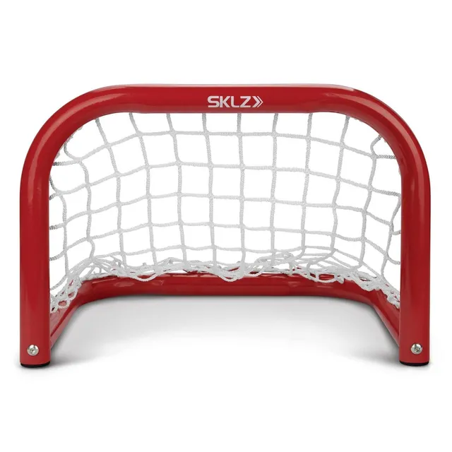 sklz-mini-passing-target-cible-de-passes-hockey-avec-cadre-acier-2-54-cm-et-file image 1