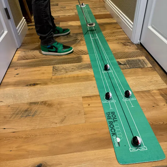eyeline-golf-roll-the-rock-putting-mat-8-footer-tapis-de-putting-indoor-2-4-m-to image 1