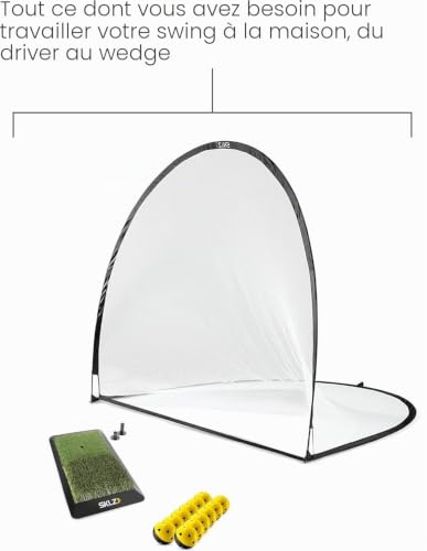 sklz-accelerator-kit-d-entra-nement-golf-complet-filet-2-13-m-12-balles-d-impact image 8