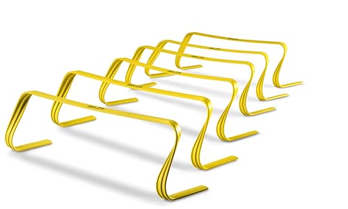 sklz-h6in-001-lot-de-6-haies-d-entra-nement-15-cm-jaune-agilit-vitesse-et-pliom- image 8