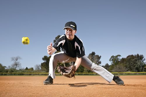 sklz-sv6-balle-de-r-action-6-faces-en-caoutchouc-rebonds-al-atoires-jaune image 8