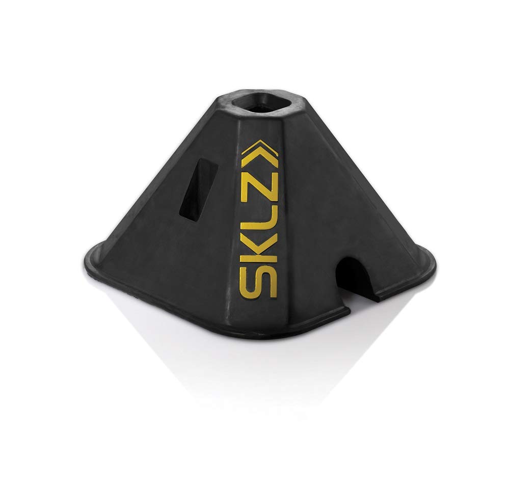 sklz-pro-training-base-lot-de-2-lests-en-caoutchouc-1-8-kg-pour-poteaux-arcs-et- image 1