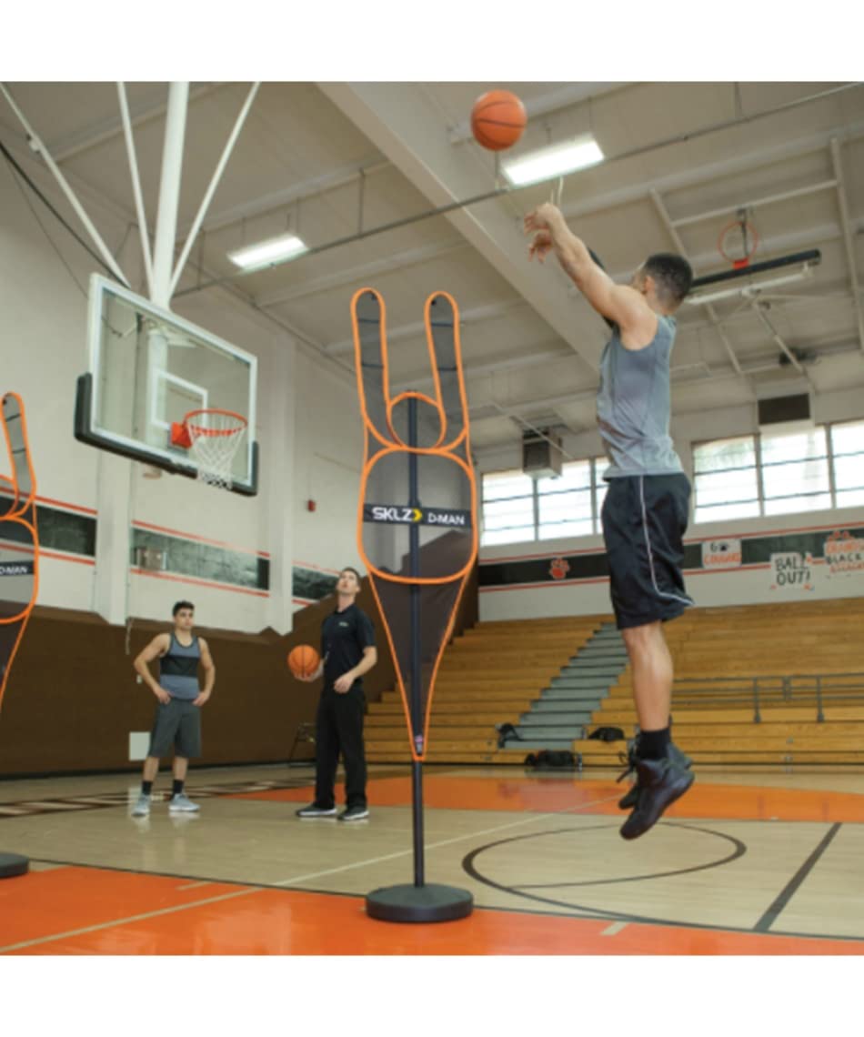 sklz-d-man-mannequin-de-d-fense-basket-portable-bras-lev-s-hauteur-ajustable-198 image 6
