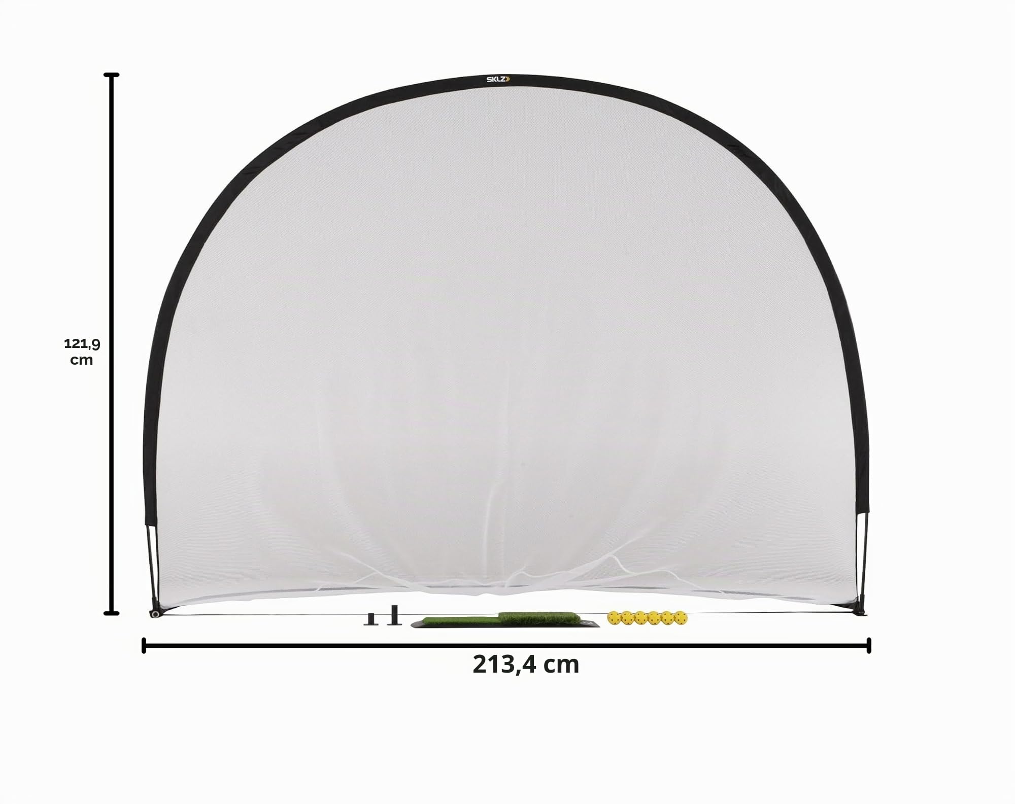 sklz-accelerator-kit-d-entra-nement-golf-complet-filet-2-13-m-12-balles-d-impact image 6