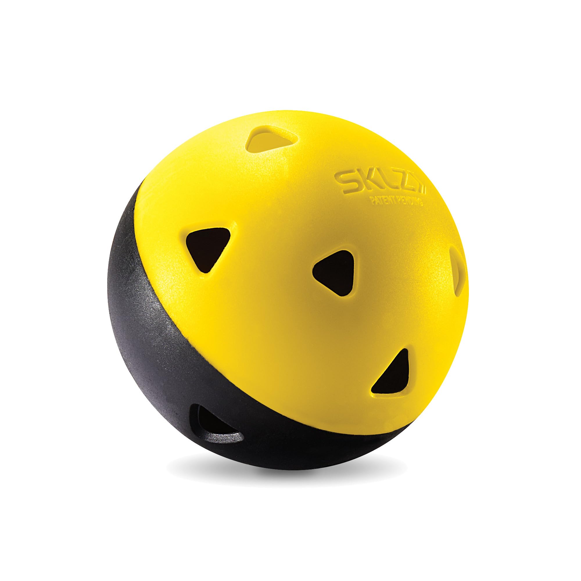 sklz-premium-impact-balls-balles-limitant-le-vol-pour-baseball-jaune-noir-entra- image 6