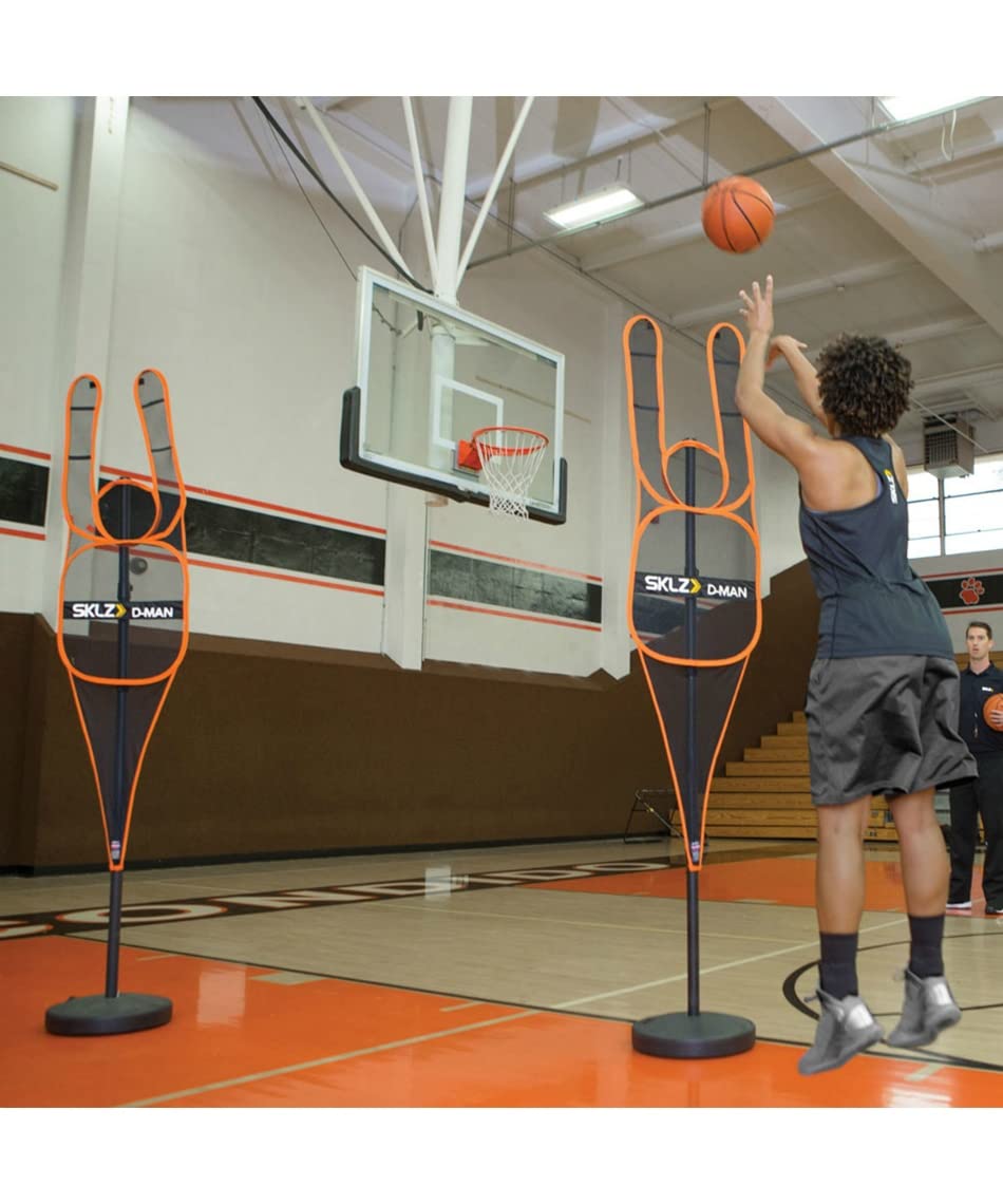 sklz-d-man-mannequin-de-d-fense-basket-portable-bras-lev-s-hauteur-ajustable-198 image 5