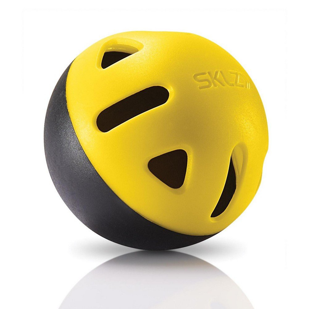 sklz-premium-impact-balls-balles-limitant-le-vol-pour-baseball-jaune-noir-entra- image 7