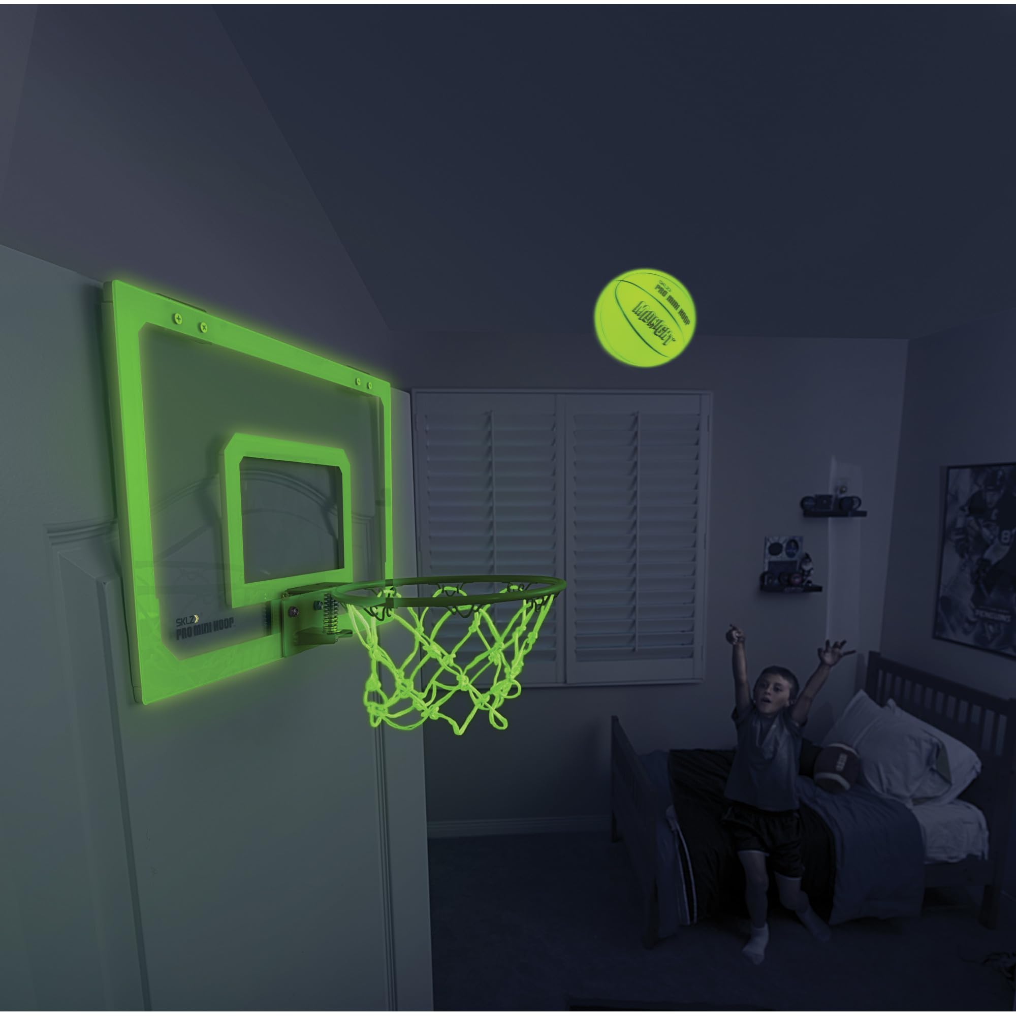 sklz-pro-mini-hoop-mini-panier-de-basketball-fixer-sur-porte-avec-panneau-incass image 4