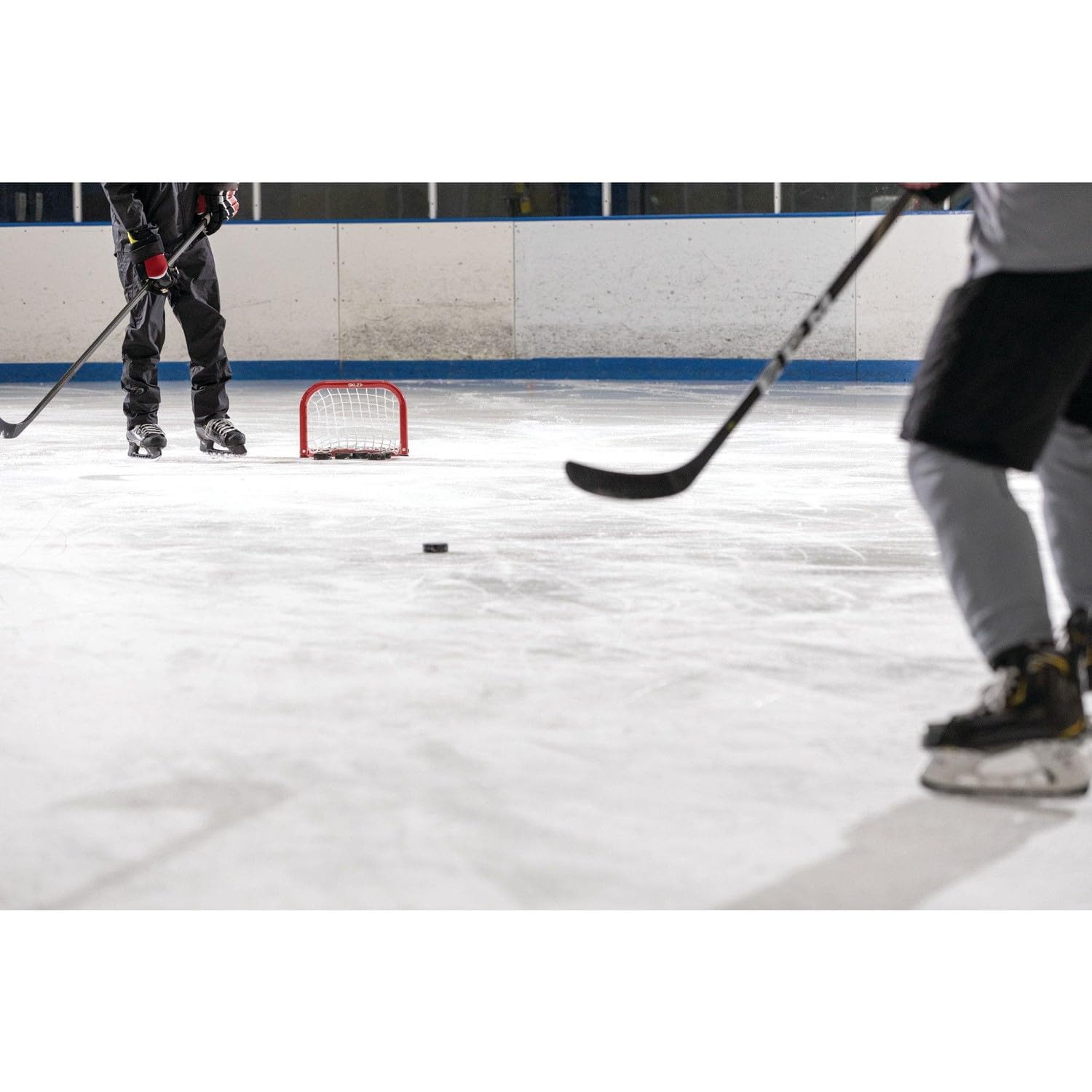 sklz-mini-passing-target-cible-de-passes-hockey-avec-cadre-acier-2-54-cm-et-file image 5