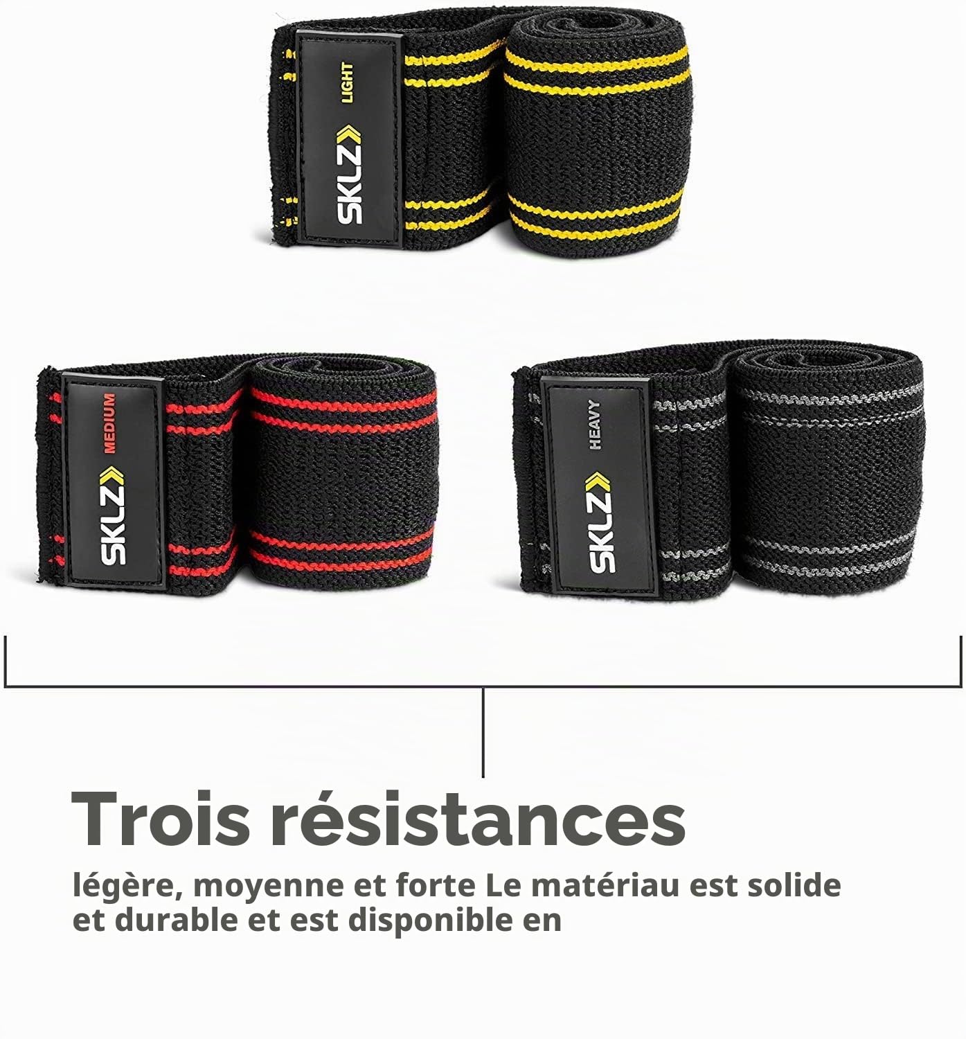 sklz-pro-knit-mini-band-bande-de-r-sistance-en-tissu-antid-rapant-pour-mobilit-e image 8