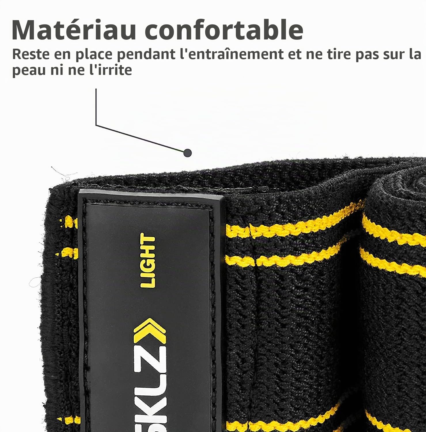 sklz-pro-knit-mini-band-bande-de-r-sistance-en-tissu-antid-rapant-pour-mobilit-e image 2
