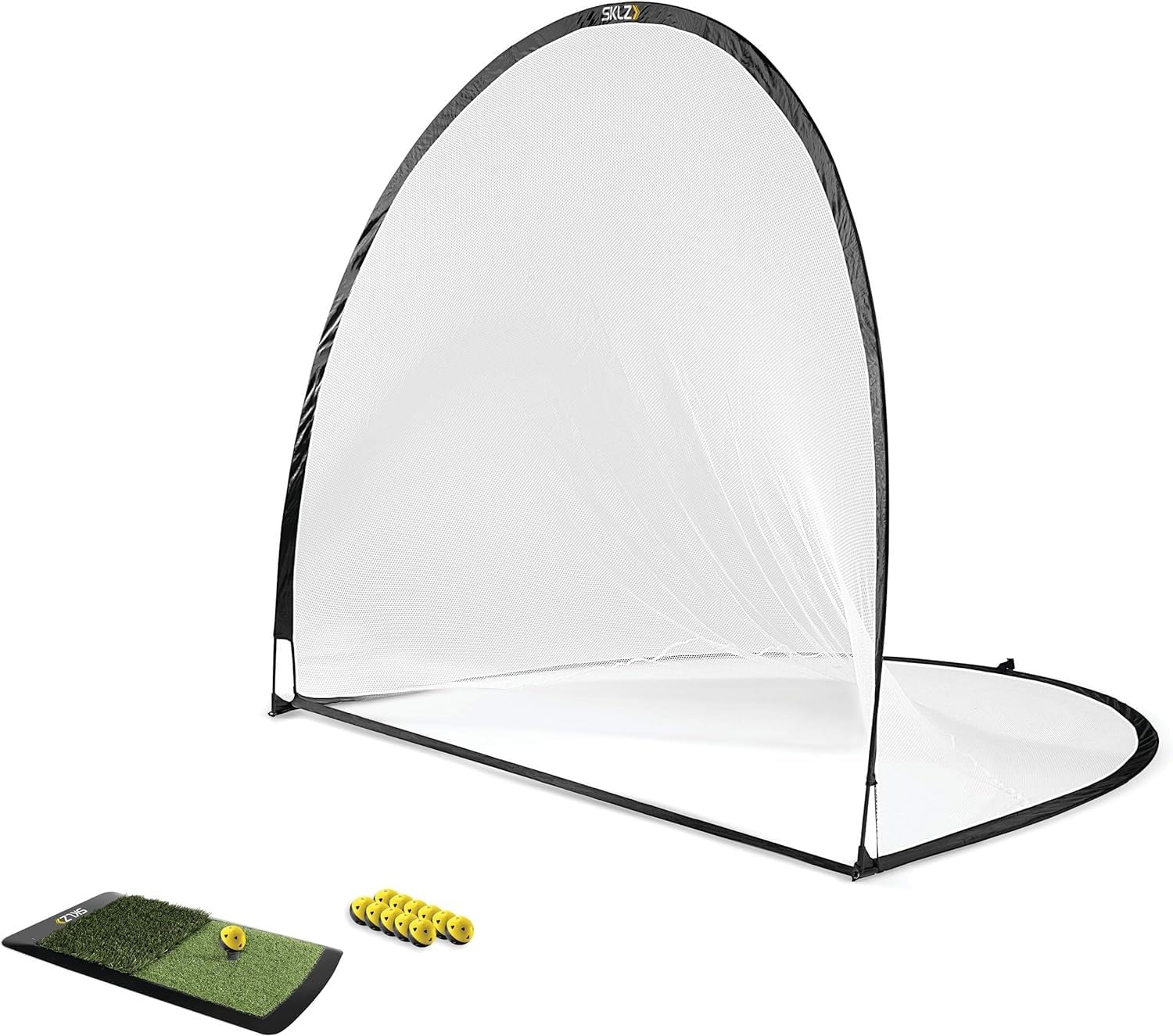 sklz-accelerator-kit-d-entra-nement-golf-complet-filet-2-13-m-12-balles-d-impact image 1