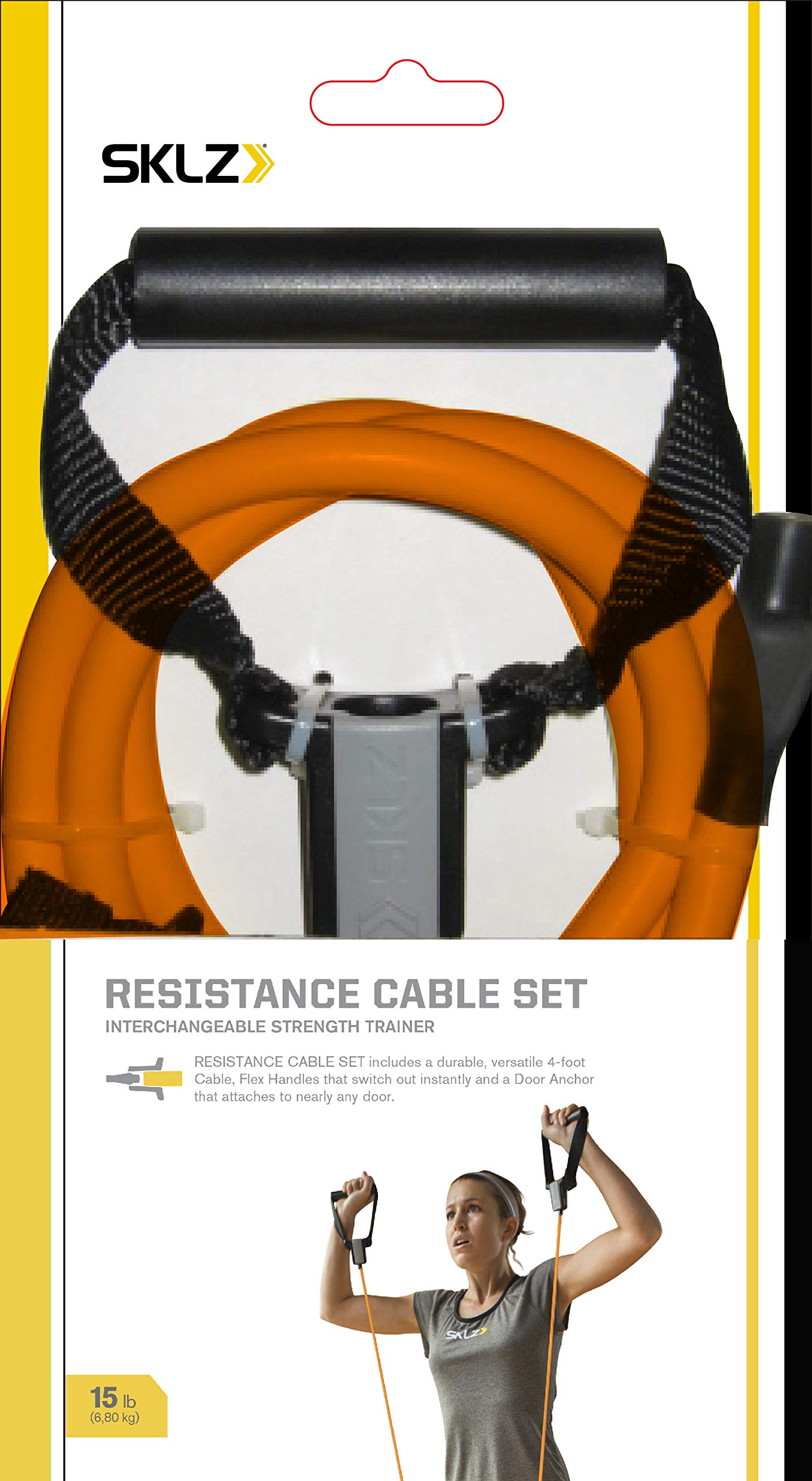 sklz-performance-resistance-training-cable-kit-c-ble-de-r-sistance-complet-corps image 3