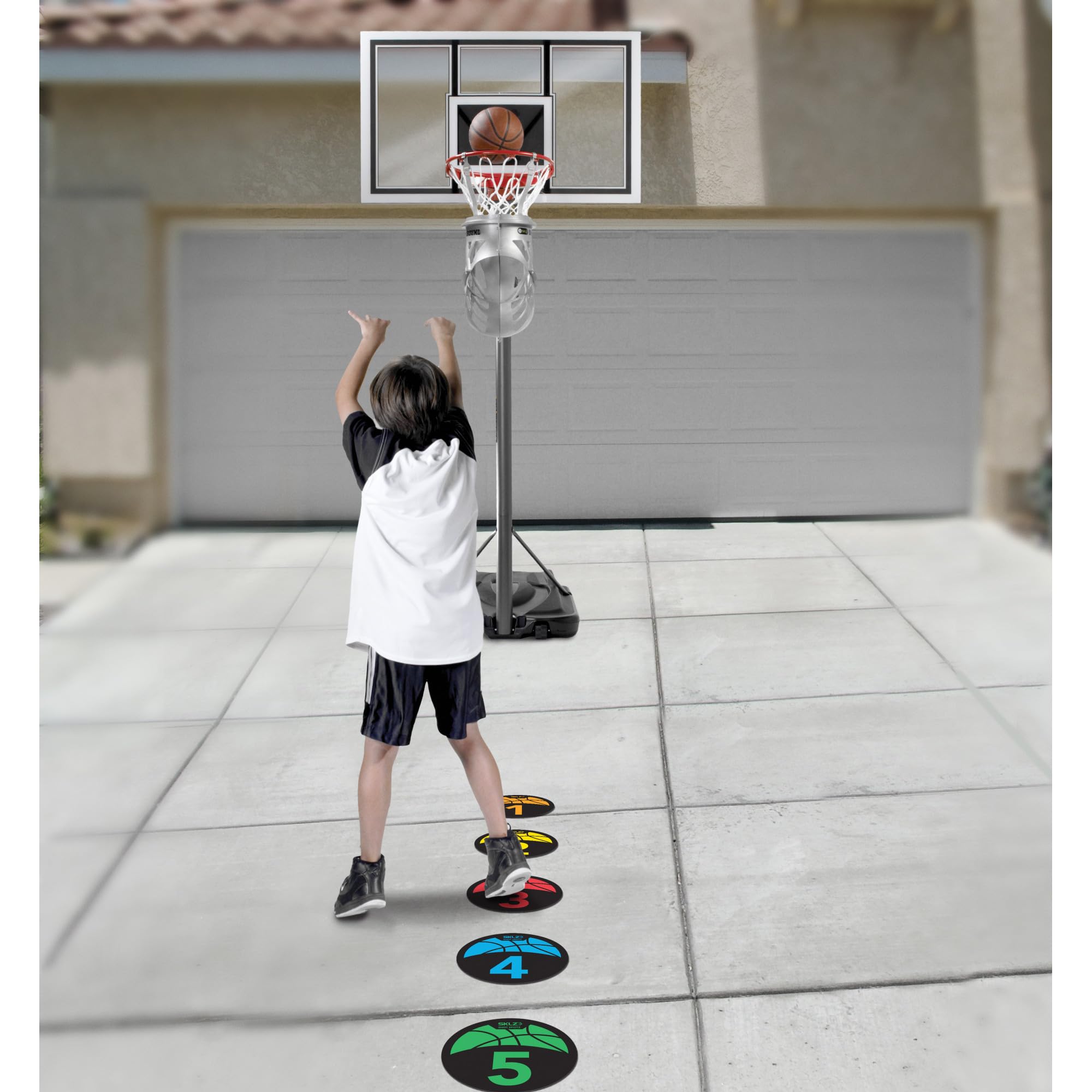 sklz-shot-spotz-lot-de-5-marqueurs-d-entra-nement-basketball-num-rot-s-haute-den image 2