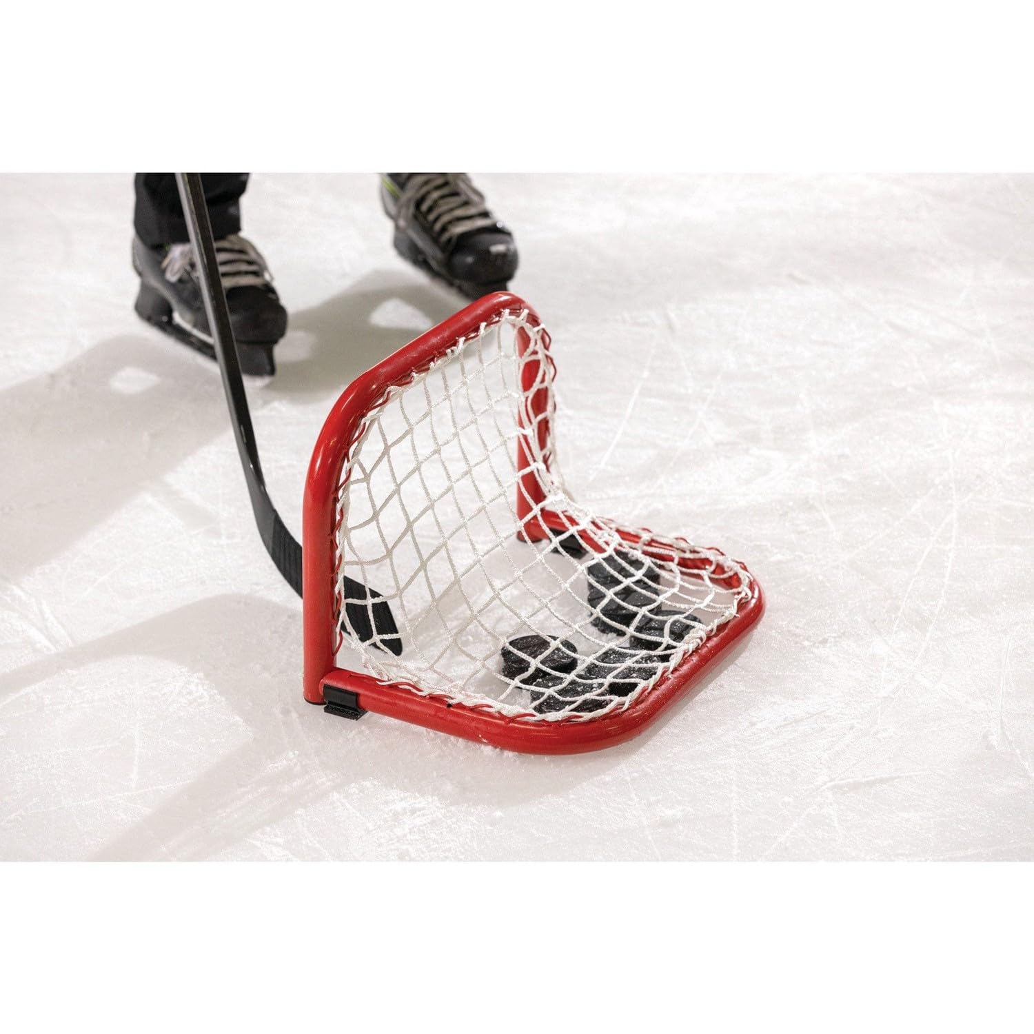 sklz-mini-passing-target-cible-de-passes-hockey-avec-cadre-acier-2-54-cm-et-file image 3