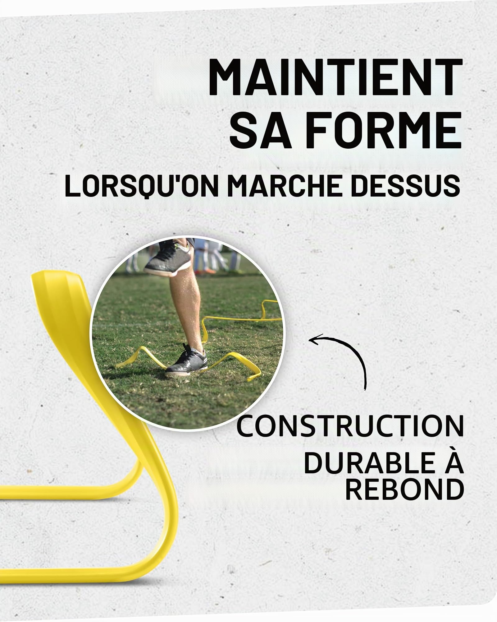 sklz-h6in-001-lot-de-6-haies-d-entra-nement-15-cm-jaune-agilit-vitesse-et-pliom- image 3
