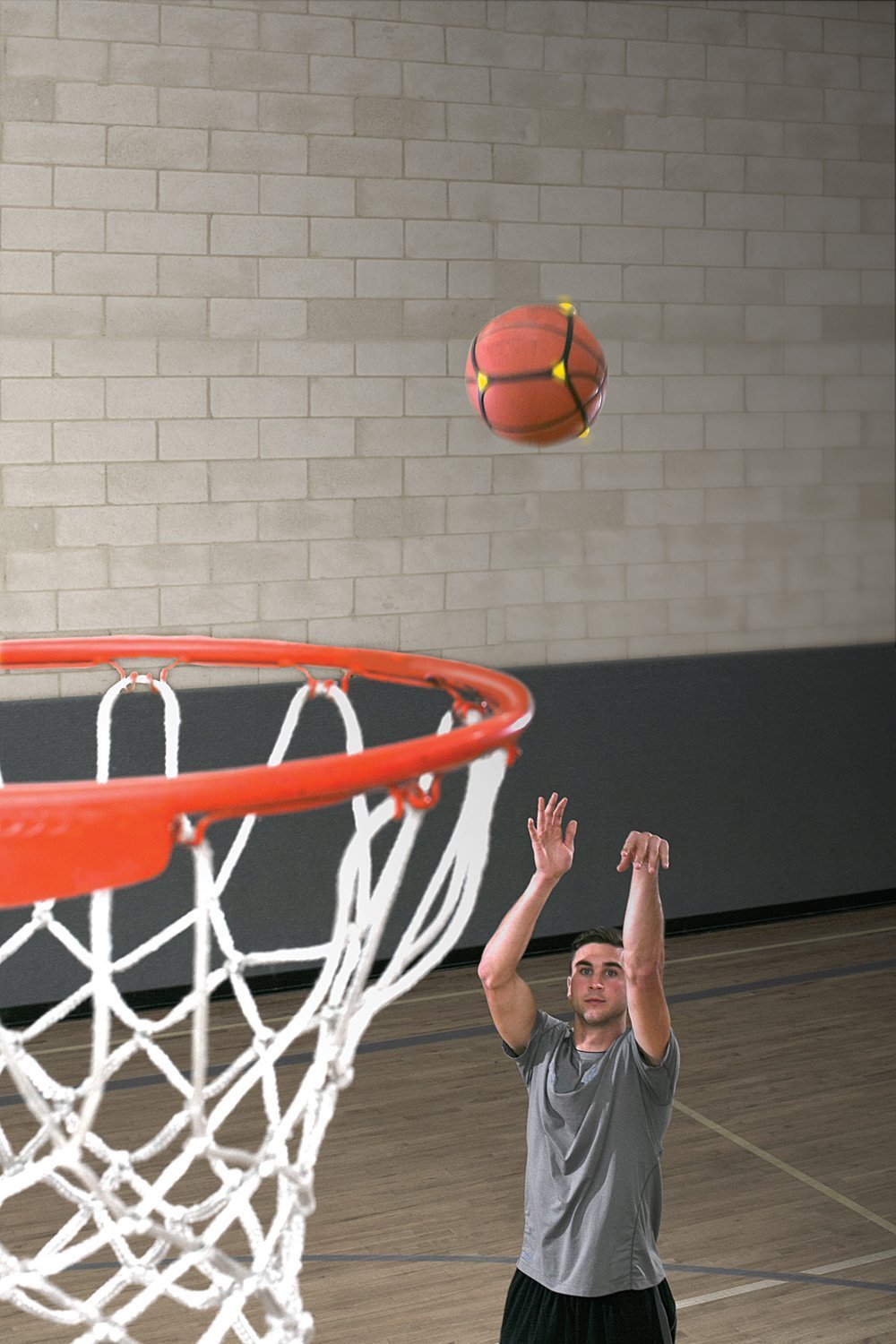 sklz-square-up-guide-de-vis-e-de-tir-pour-ballon-de-basketball-avec-lani-res-r-s image 2