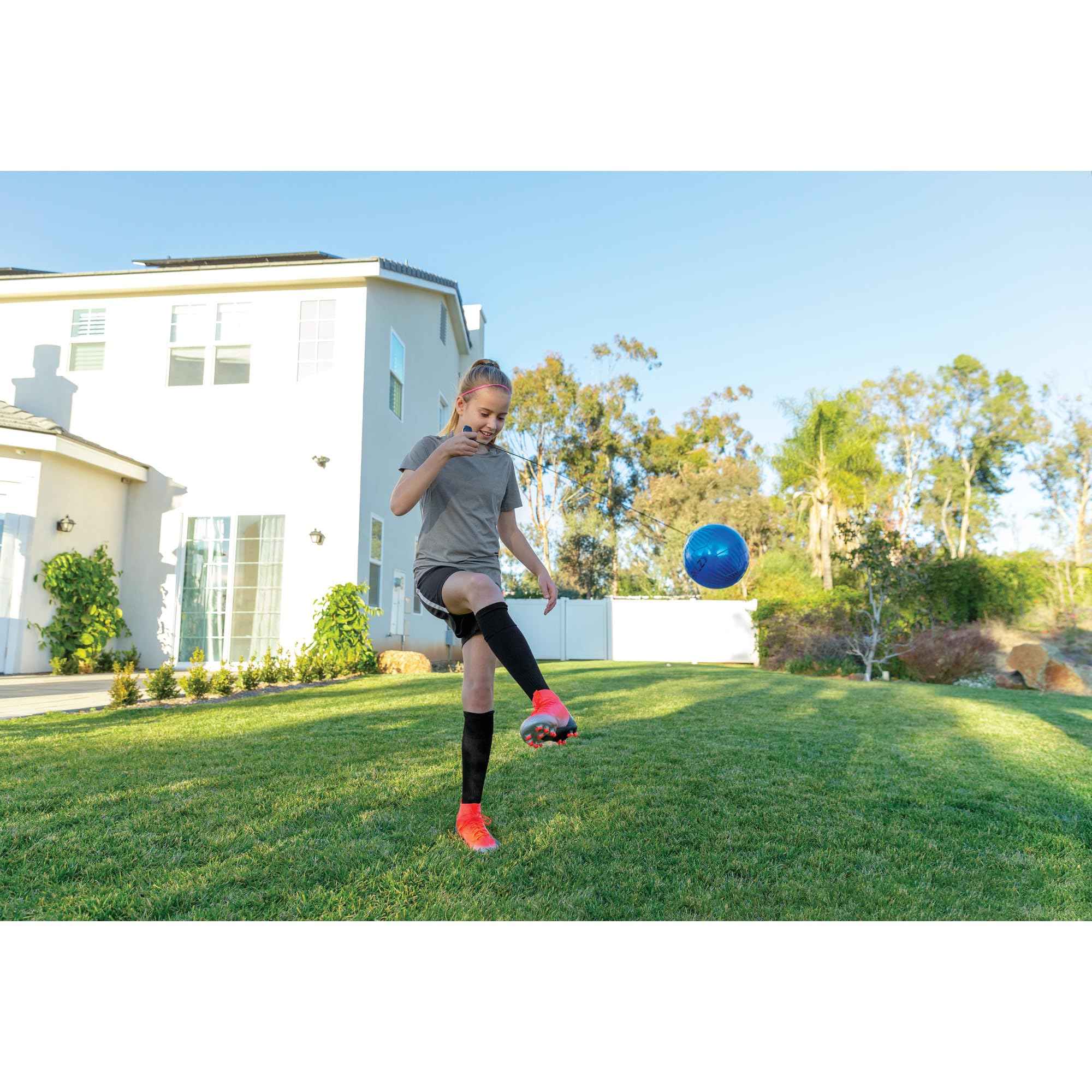 sklz-star-kick-touch-trainer-rebounder-ballon-de-football-taille-1-avec-cordon-r image 8