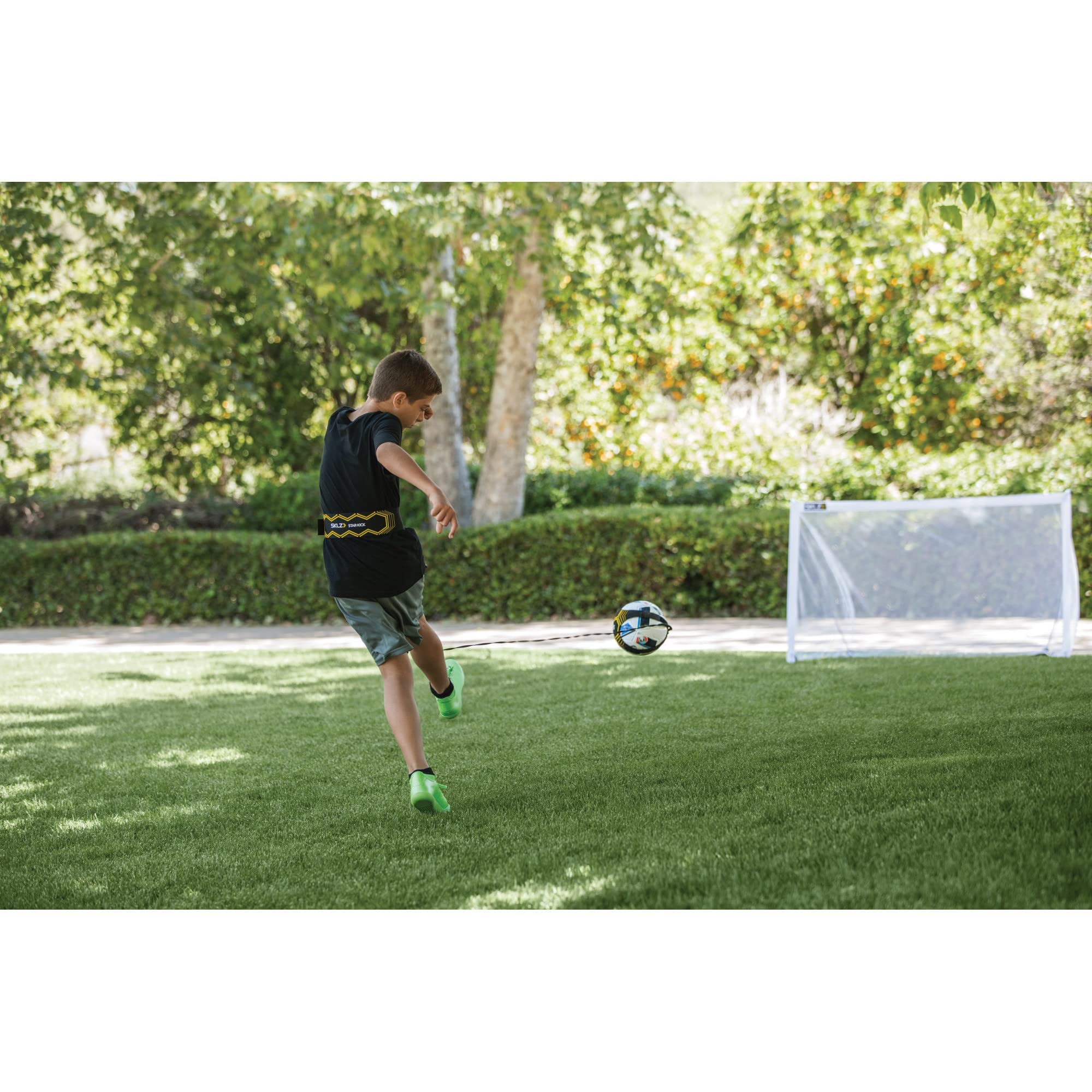 sklz-star-kick-entra-neur-de-football-auto-retour-avec-ceinture-pour-ballons-tai image 3