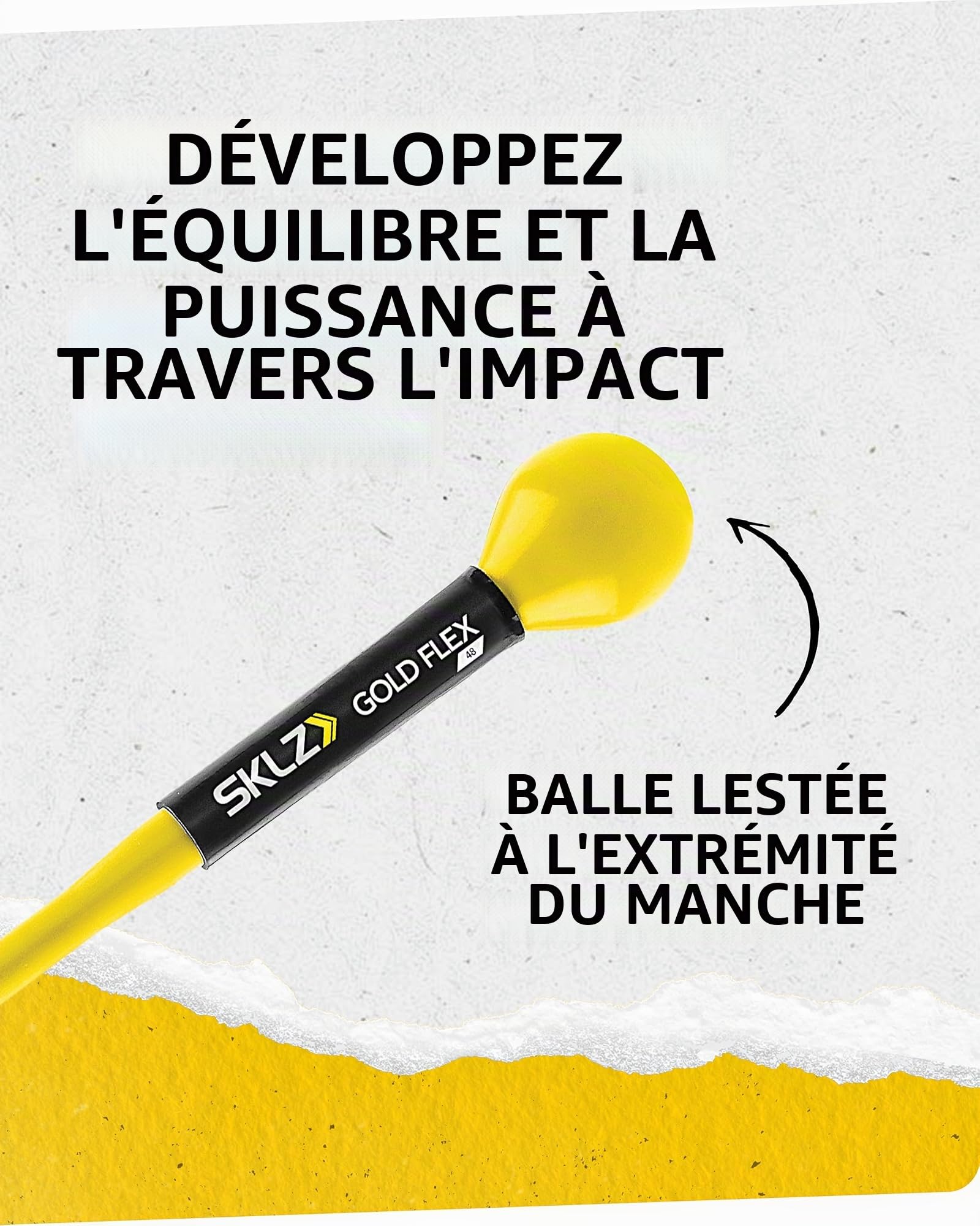 sklz-gold-flex-b-ton-d-chauffement-et-de-swing-golf-shaft-flexible image 4