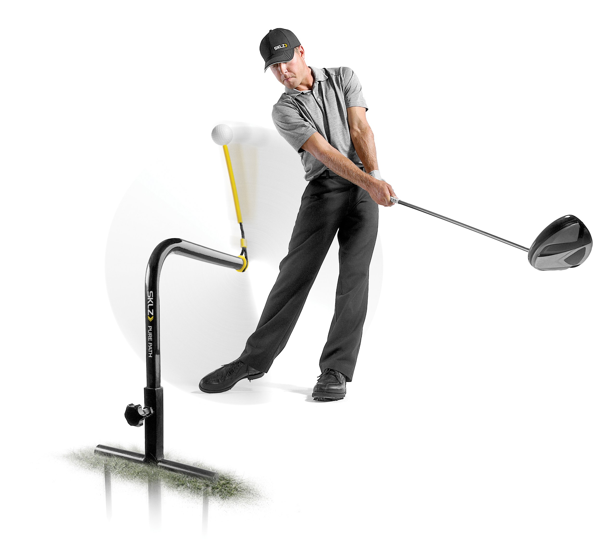 sklz-golf-swing-trainer-bars-guide-de-swing-avec-balle-r-glable-pour-corriger-sl image 6