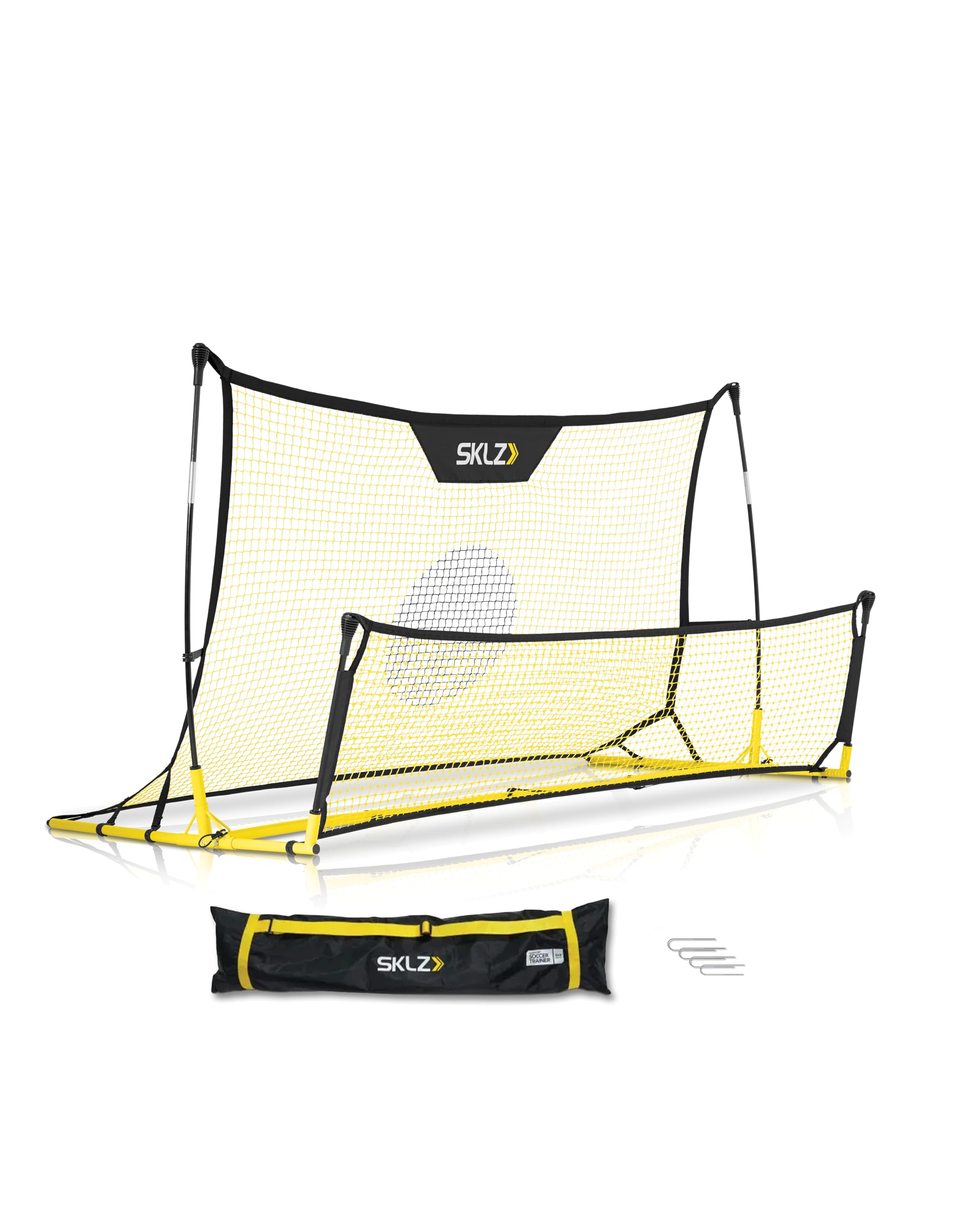 sklz-quickster-soccer-trainer-filet-de-r-verb-ration-6ft-x-4ft-pour-contr-le-et- image 1