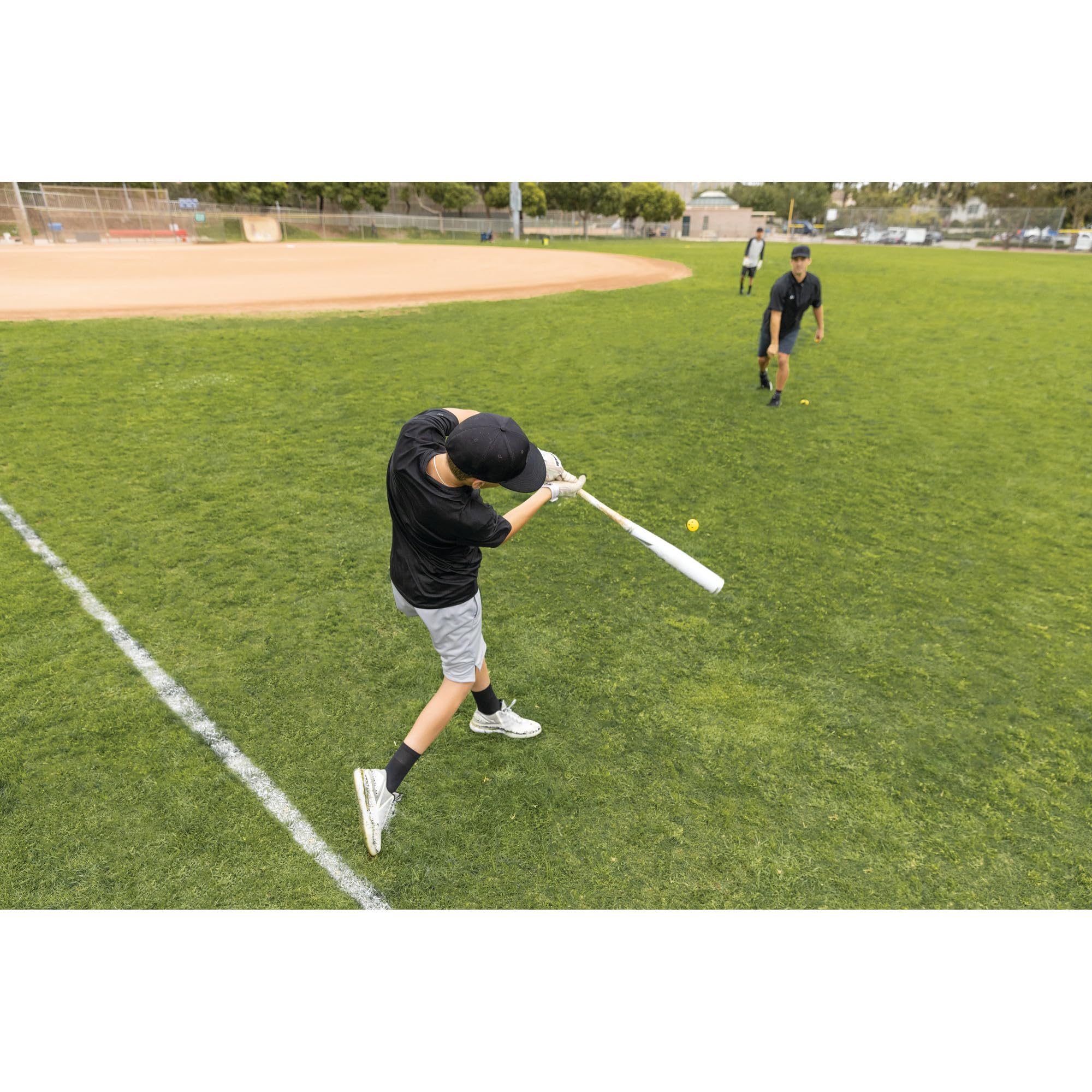 sklz-premium-impact-balls-balles-limitant-le-vol-pour-baseball-jaune-noir-entra- image 5