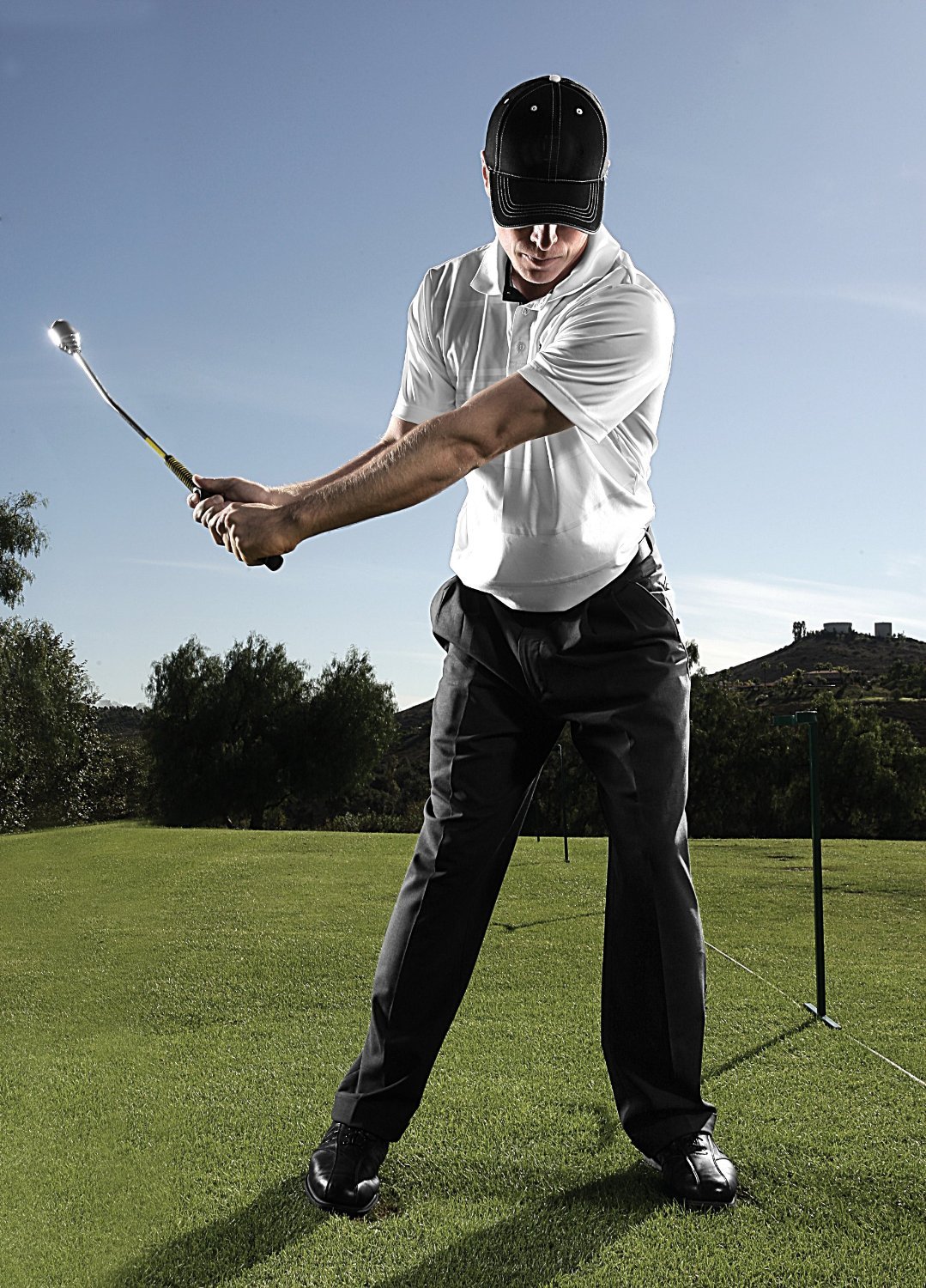 sklz-tempo-and-grip-trainer-b-ton-d-entra-nement-et-d-chauffement-de-golf-avec-g image 2