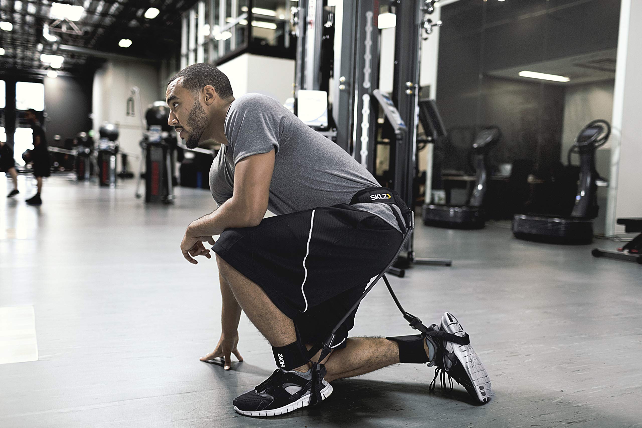sklz-hopz-trainer-trigger-point-corde-sauter-avec-harnais-r-glable-pour-puissanc image 4