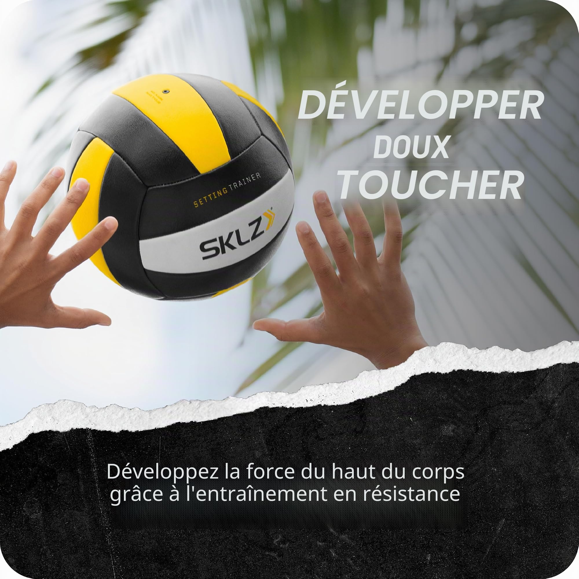 sklz-weighted-volleyball-trainer-setting-trainer-ballon-de-volleyball-lest-0-48- image 3