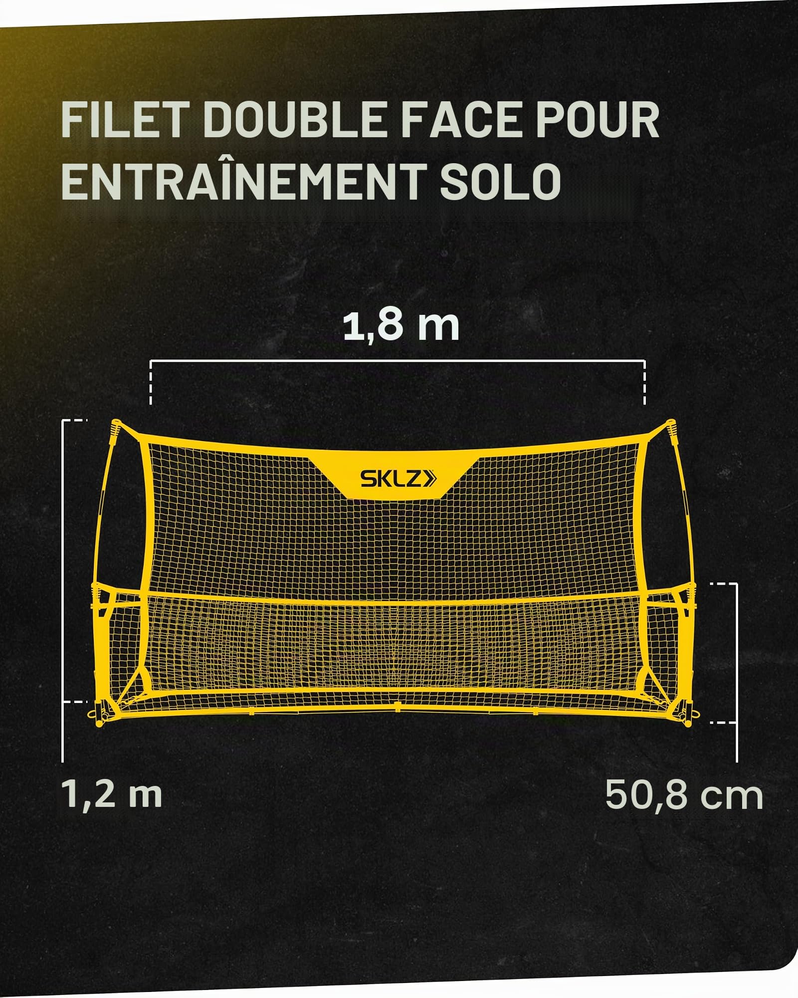 sklz-quickster-soccer-trainer-filet-de-r-verb-ration-6ft-x-4ft-pour-contr-le-et- image 7