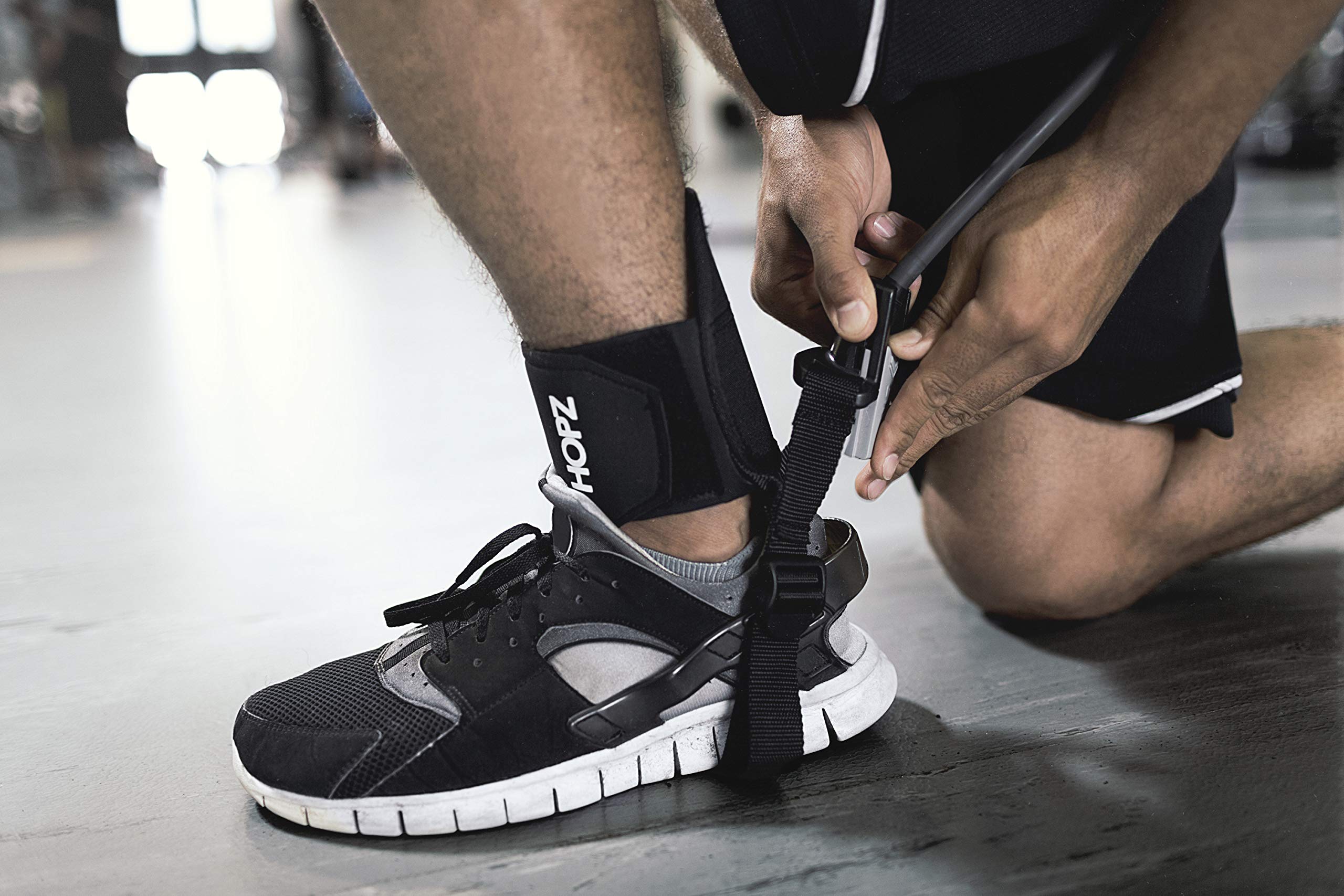 sklz-hopz-trainer-trigger-point-corde-sauter-avec-harnais-r-glable-pour-puissanc image 3