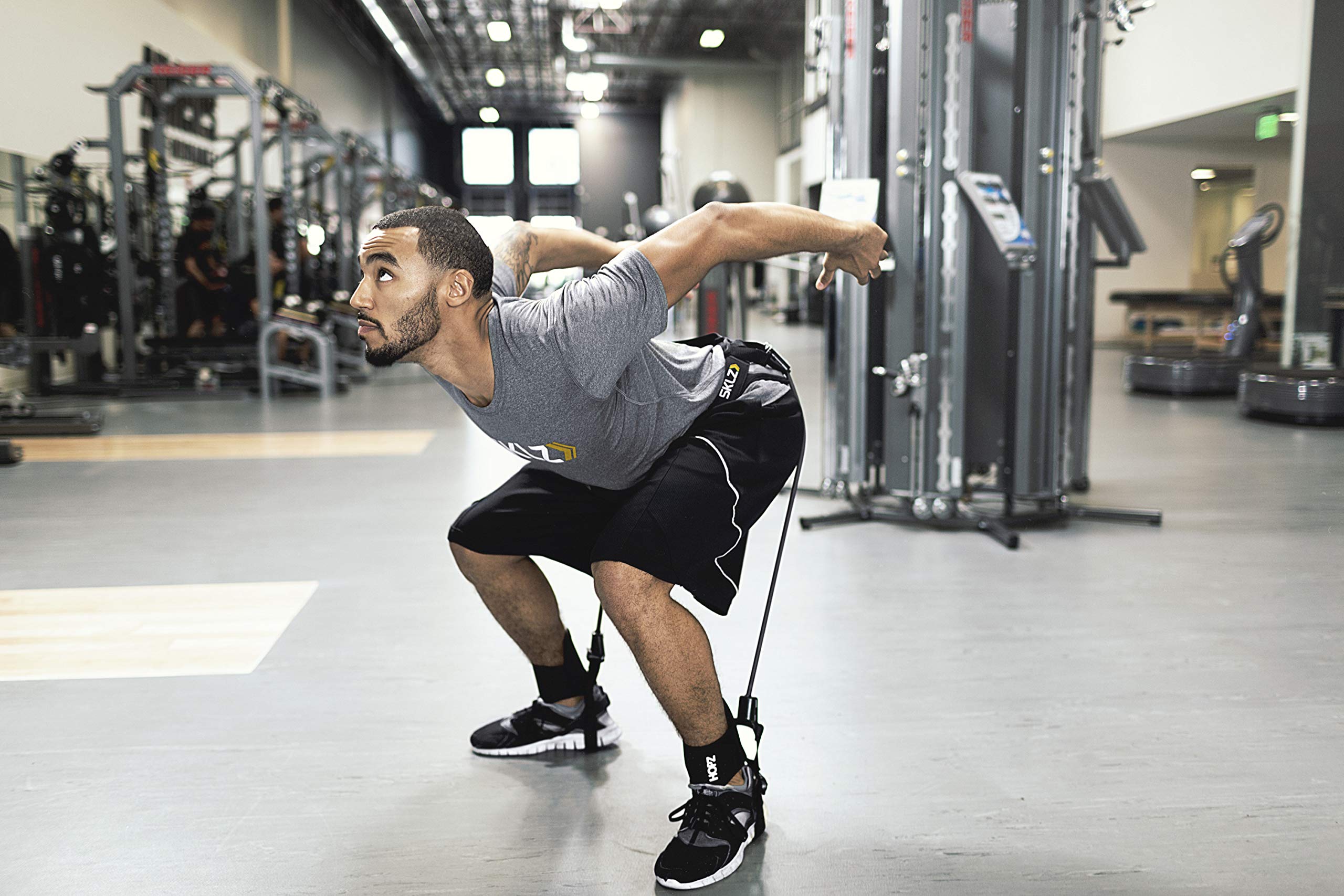 sklz-hopz-trainer-trigger-point-corde-sauter-avec-harnais-r-glable-pour-puissanc image 2