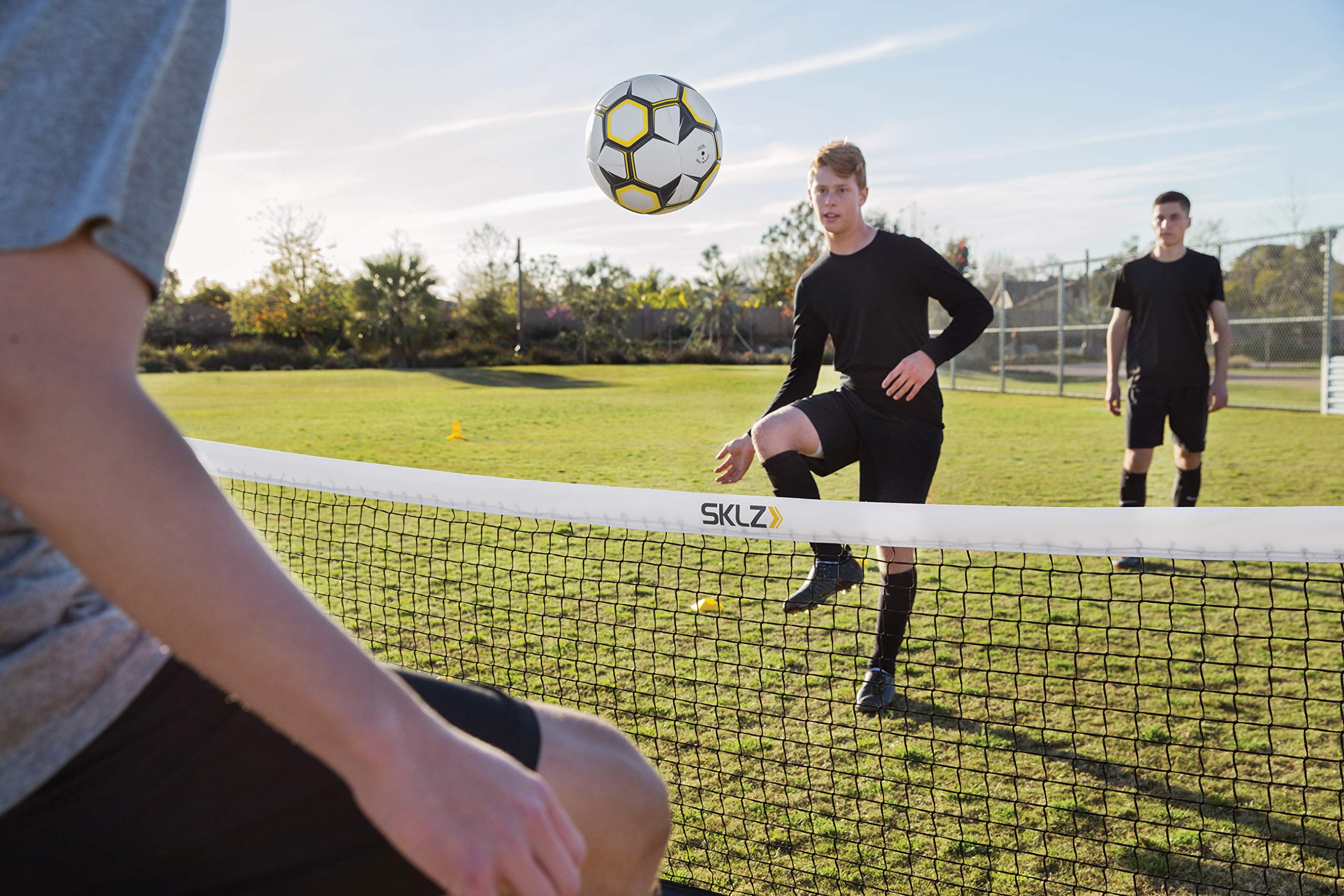 sklz-football-volley-net-filet-de-volley-football-365-cm-2-hauteurs-r-glables-in image 8