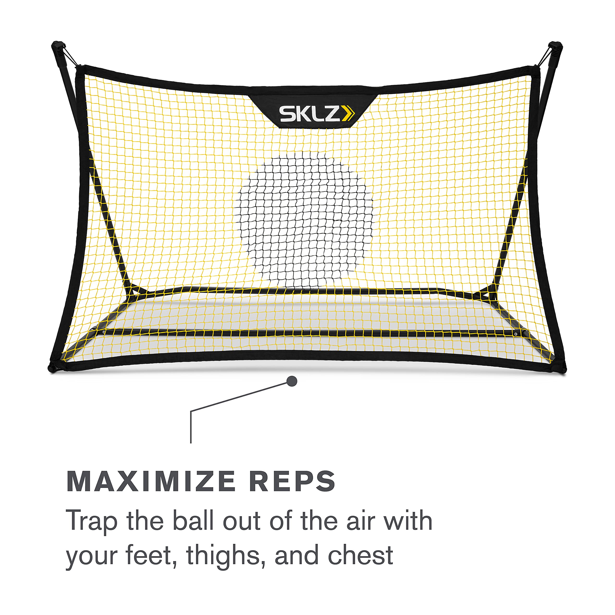 sklz-soccer-trainer-solo-entra-neur-de-football-individuel-avec-filet-de-rebond- image 2