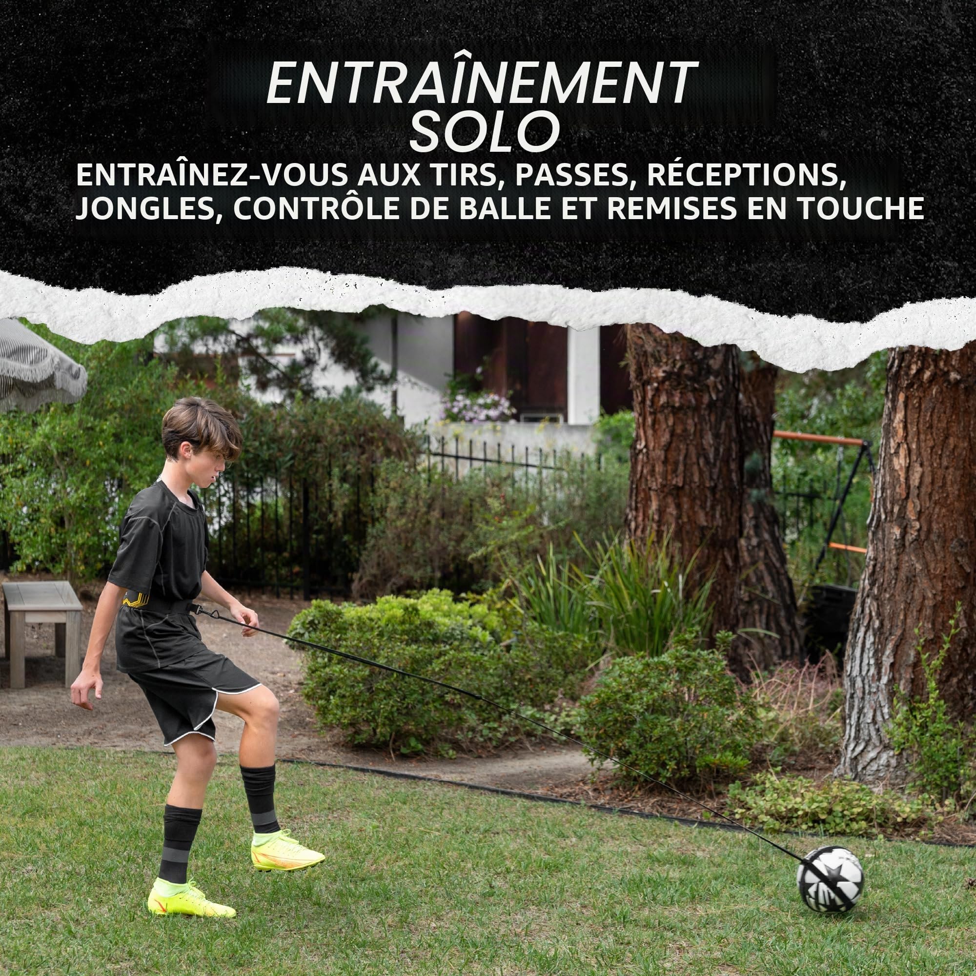sklz-star-kick-volt-entra-neur-de-football-solo-r-glable-mains-libres-ballons-ta image 2