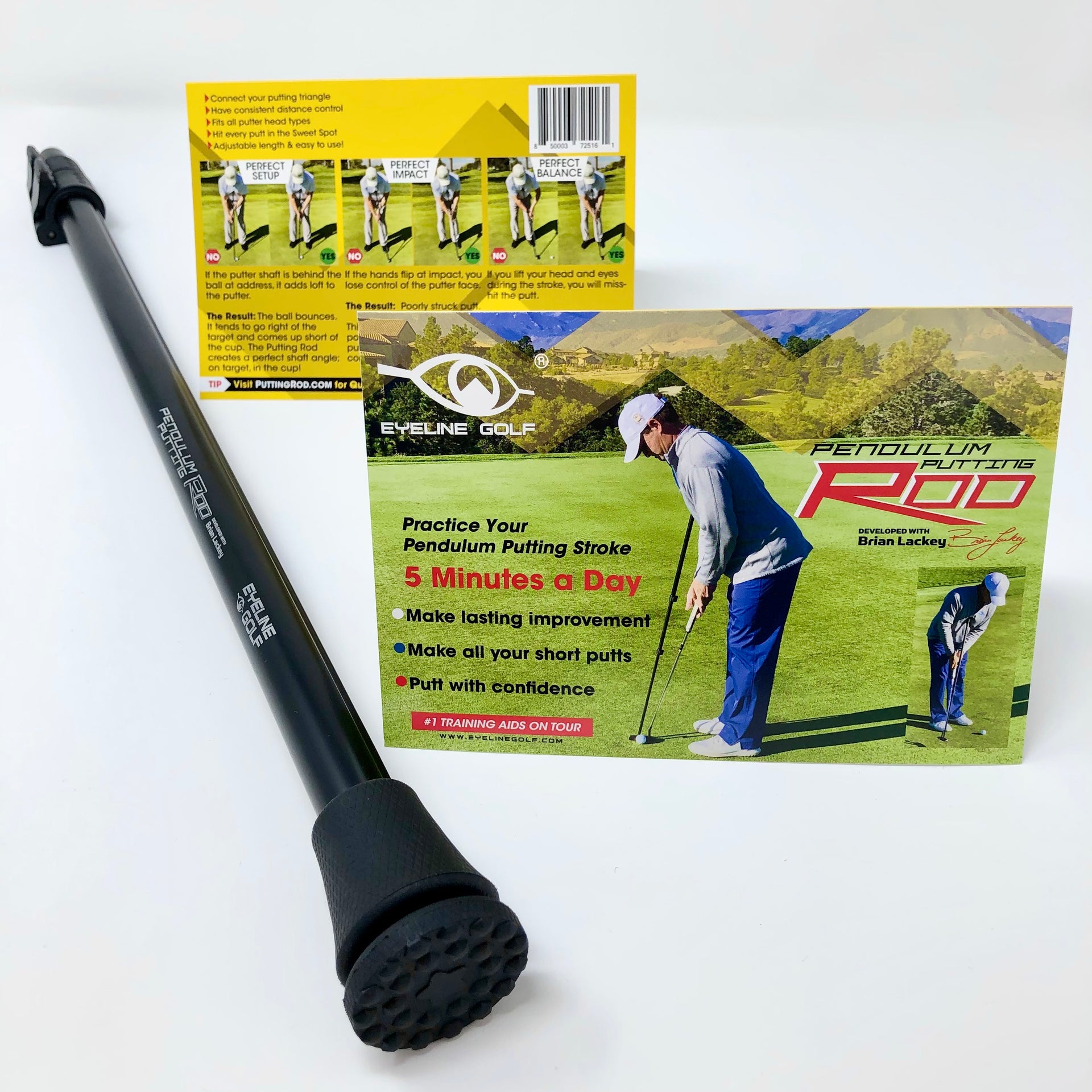 eyeline-golf-pendulum-putting-rod-black-edition-tige-d-entra-nement-putting-pour image 1
